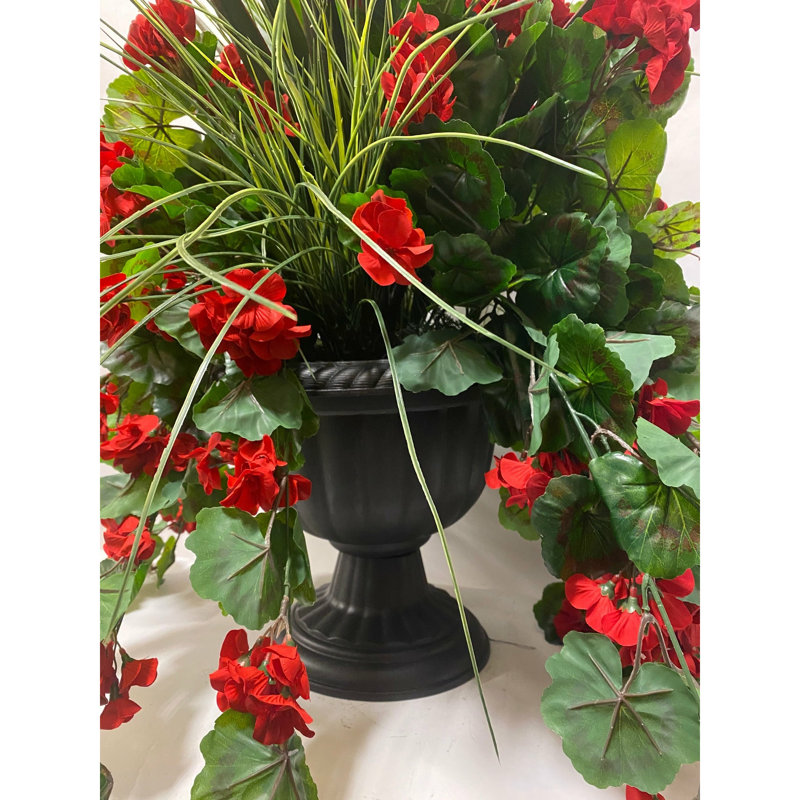 Herbe artificielle 45 "dans une urne