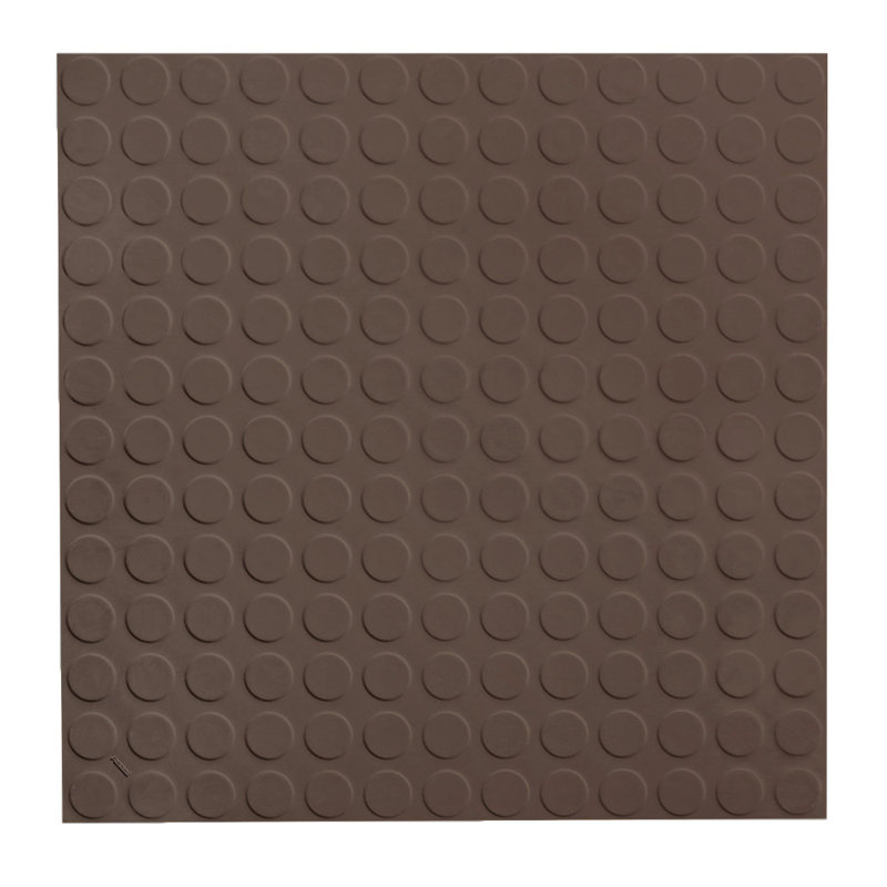 Rouleau de plancher de garage circulaire 1,6 pi x 1,6 pi à profil bas