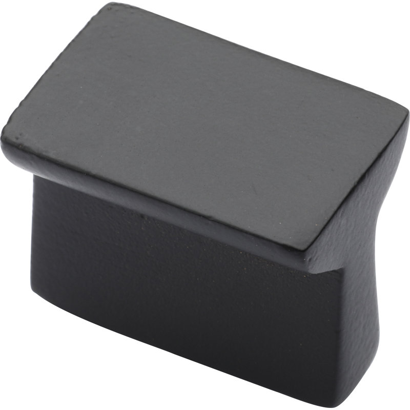 T Profile Rectangular Cabinet Knob, Matte Black