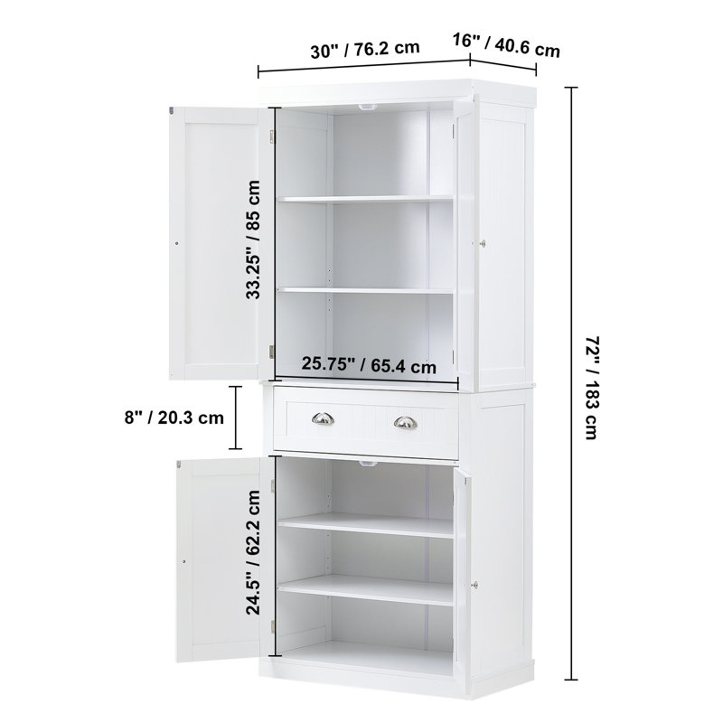 Armoire de rangement 72 po