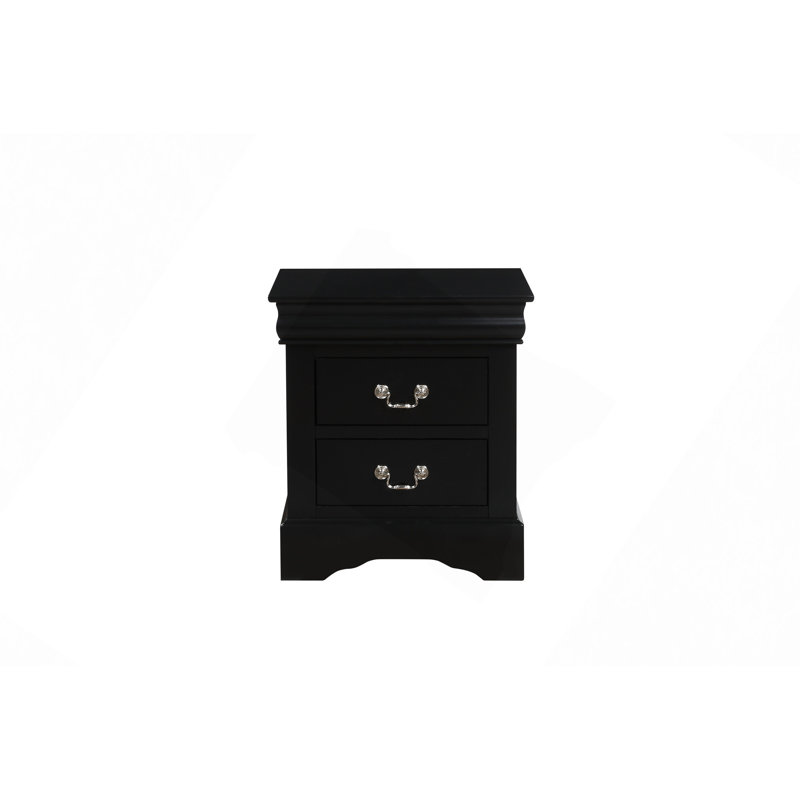 Table de chevet Louis Philippe III, Noir