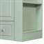 Meuble-lavabo autoportant de 20 po avec lavabo en céramique, trou de robinet simple, armoire de rangement en panneau de fibres à densité moyenne avec tiroir à fermeture en douceur-1662066276