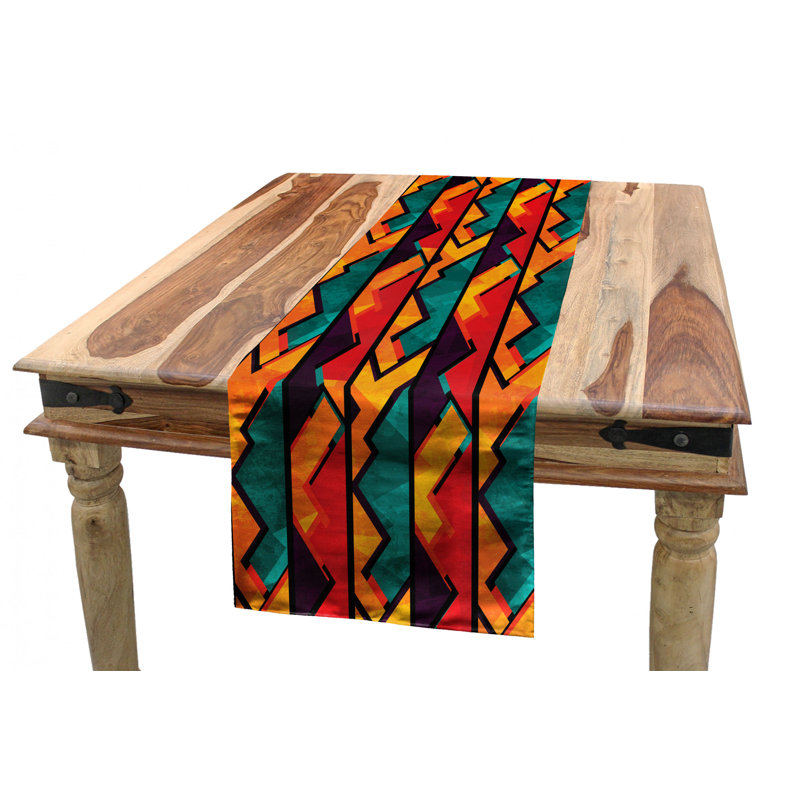 Geometric Table Runner, 90" x 16"
