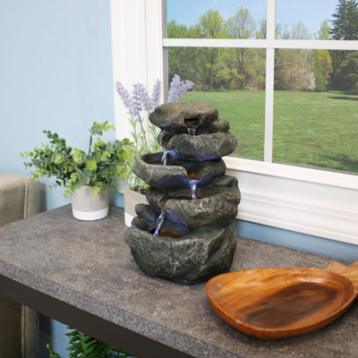  Resin Fibreglass Fountain with Light