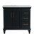 Linslade 37'' Single Bathroom Vanity with Carrara Marble Top-1015381683