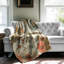 Antique Bird Butterflies - 1 Piece Premium Sherpa Blanket-308187346