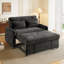 2 Seater Chenille Sofa Bed-1364813201