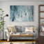 «Tainted Dark Blues», reproduction sur toile tendue-2084155896