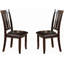 Ensemble de 2 chaises d'appoint simples et contemporaines