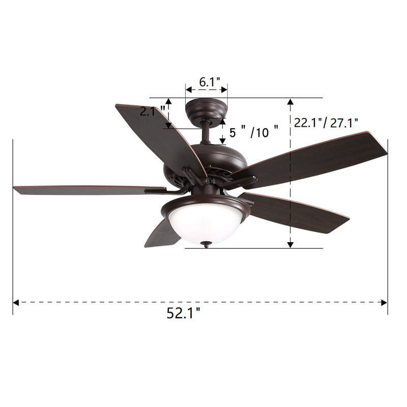 Ventilateur de plafond Shaleta