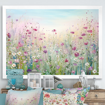 Art sur toile, "Fleurs sauvages"