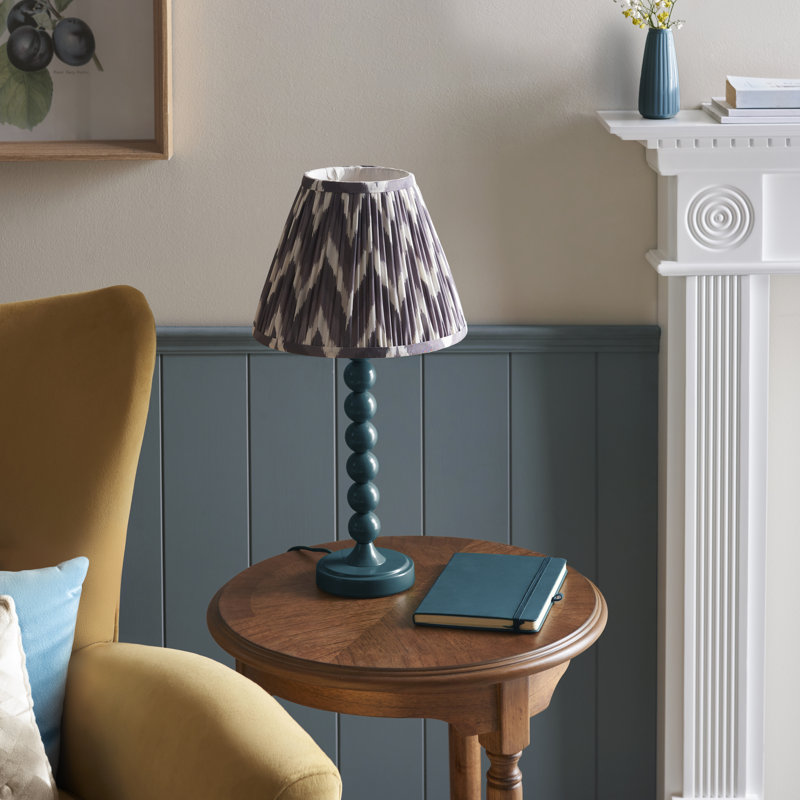 Higgledy 51.5 Table Lamp, Gloss marlin blue, Pearl grey