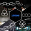 16 lumières de garage hexagonales à DEL