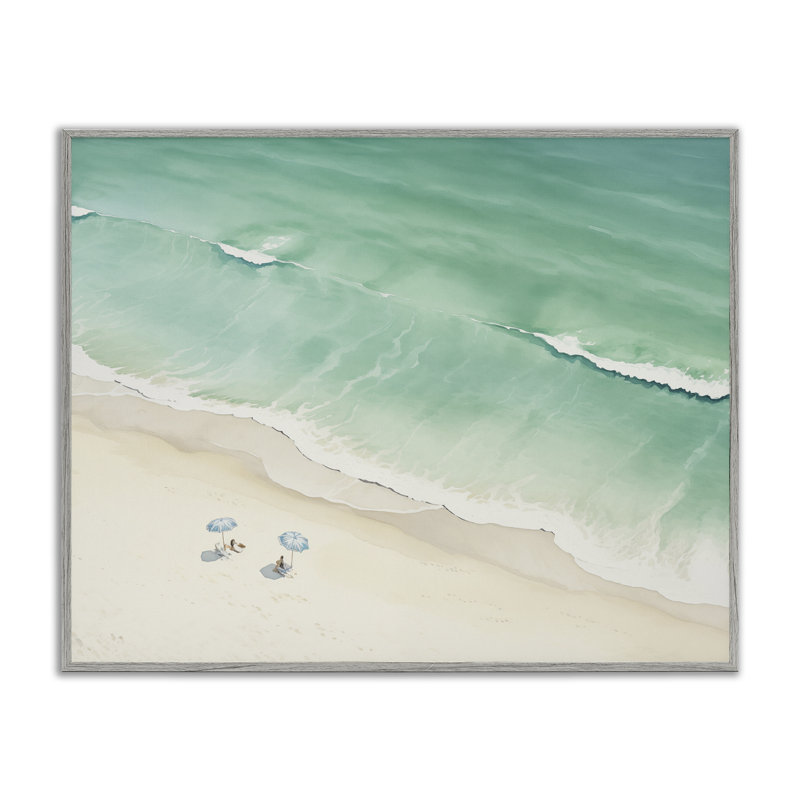 Été estampe de plage par Arlington Prints, Estampe numérique Farmhouse, H 11 po x l 14 po