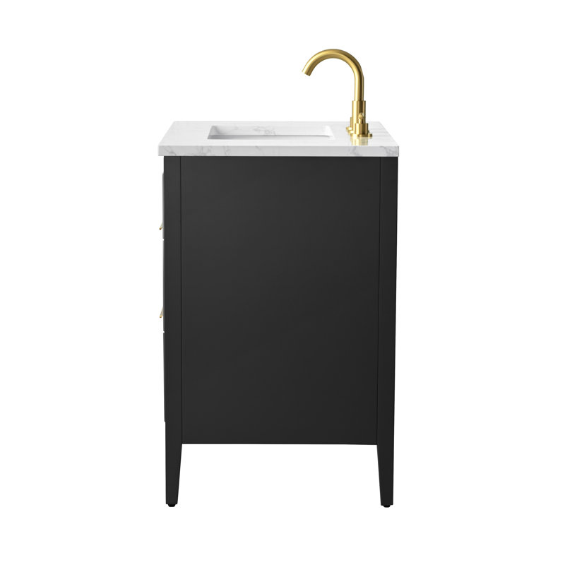 Emma 30" W Single Vanity, Black