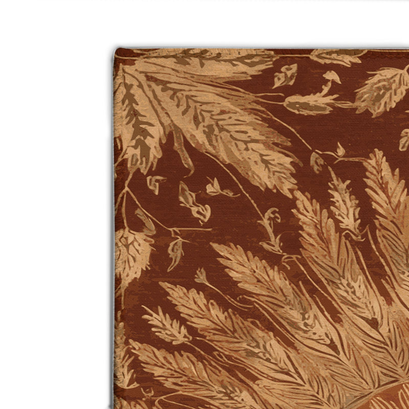 Tapis d'intérieur et d'extérieur brun Nature, Rectangulaire 2 pi x 3 pi