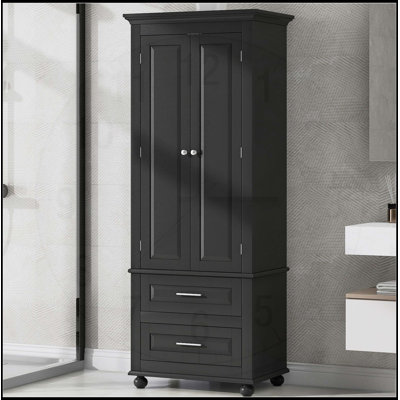 Versatile Tall Storage Cabinet For Bathroom And Office, Enhancing Organization