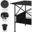 Table de camping pliante en acier Kahlina