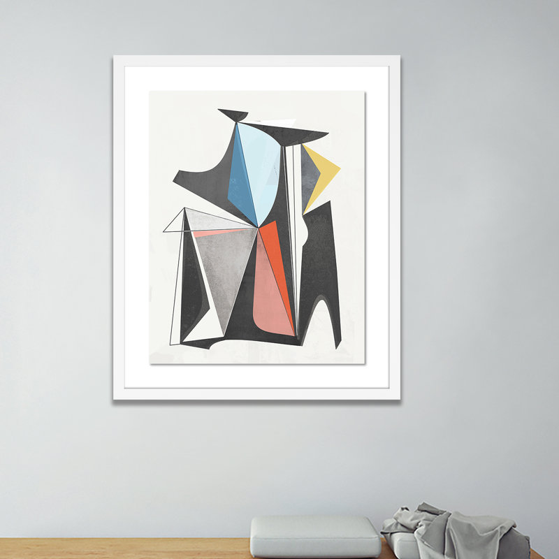 M7V2 Print by Bangbouh Studio, White, 48" H x 40" W x 2.5" D