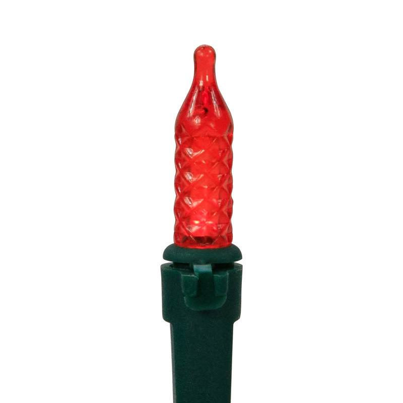 Multicolore - lumières DEL de Noël à piles M5 à piles - fil vert 15,75 pi - 50 carats