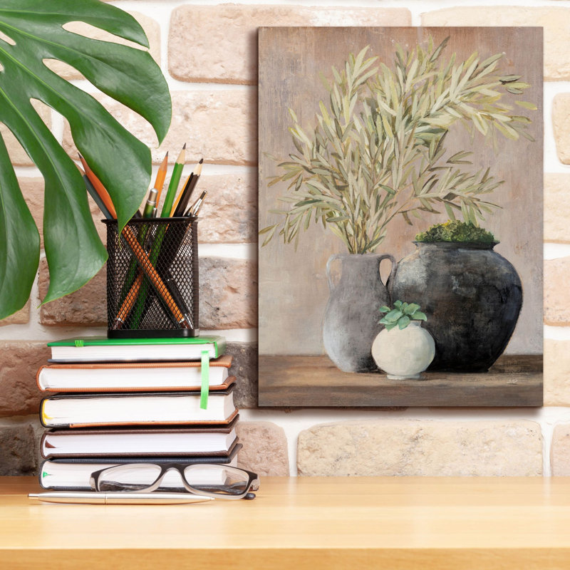 «Simple Still Life» par Julia Purinton, art mural sur toile, H 16 po x l 12 po x P 0,75 po