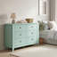 Commode à 6 tiroirs 47,2 po Haven Misty Haven-1054873349