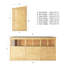 Mercia 12 X 4 Modular Shiplap Pent Shed