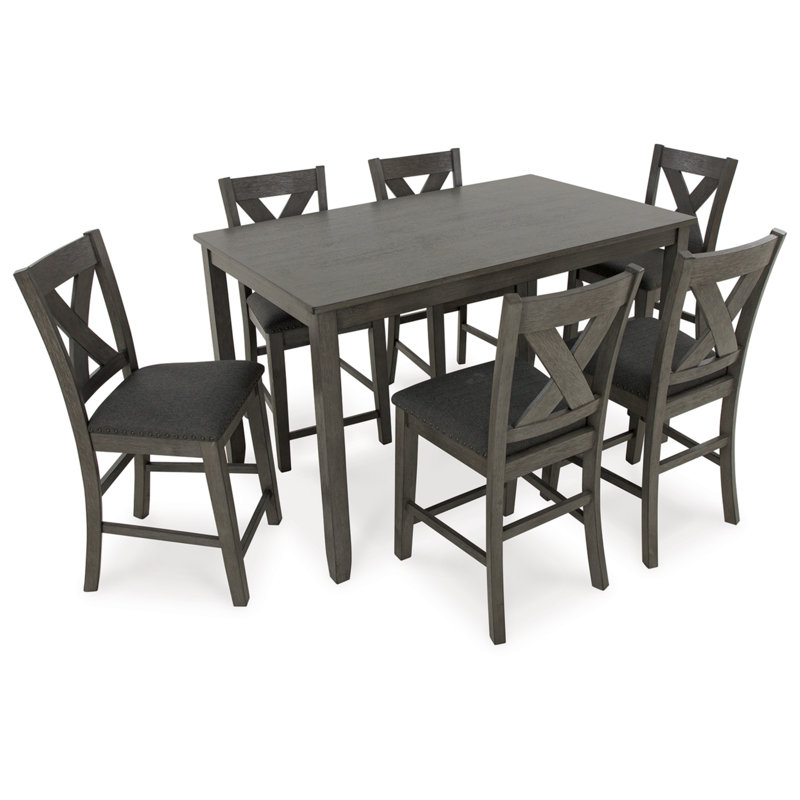Thyler 6 - Person Four Leg Dining Set
