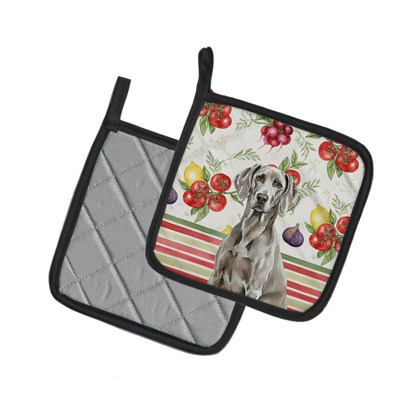Paire de poignées Weimaraner