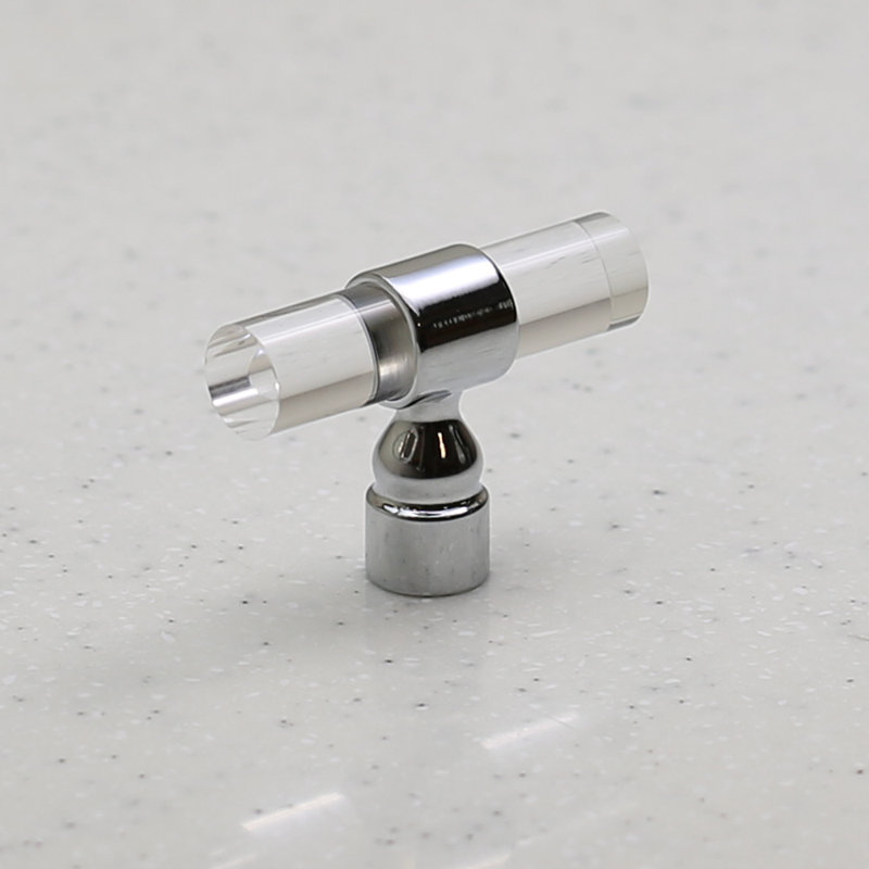 Chiaro 2 1/4 Length Bar Knob, Polished Chrome