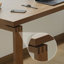 62.99"+47.24" Light-walnut L-Shaped Solid Wood desk-109542605-109542602