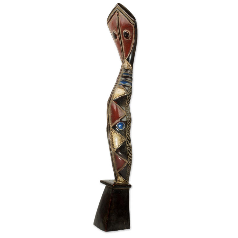 Statue en bois Faizon Baga
