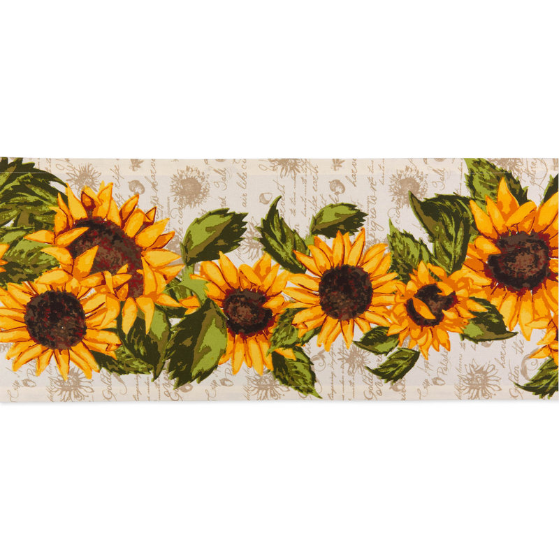 Johansen Floral 100% Cotton Table Runner, 72" L x 14" W