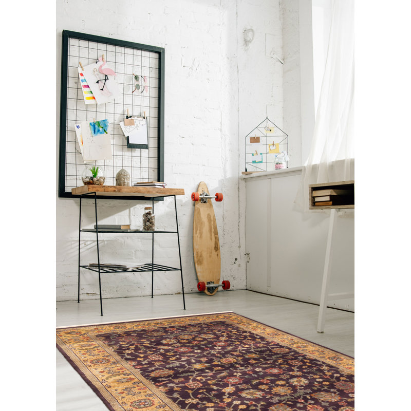 Tapis bourgogne Jamshidpour 4 pi 0 po x 6 pi 3 po