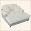 Canapé-lit moderne avec méridienne 65,25 po Cloud-327420260