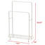 Portant à vêtements à double tringle avec tablettes inférieures, bronze-502463076