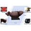 Fauteuil de massage inclinable chauffant en similicuir-323134349