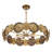 Lincoln 5-Light Pendant in Distressed Gold and Bronze by Breegan Jane