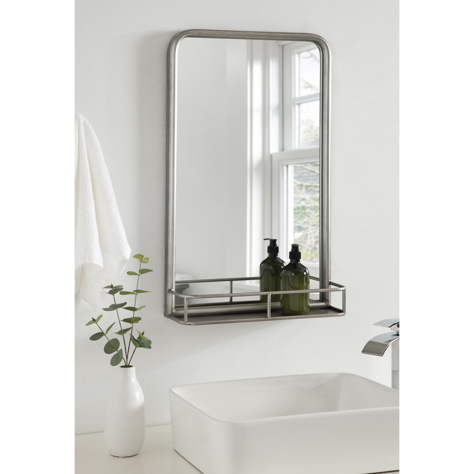 Koda 18" Mirror, Silver