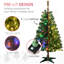 Arbre de Noël artificiel de 4 pi avec 208 branches et base haute
