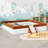 Upholstered Daybed Frame With Fence And Stairs-122526766-122526770