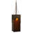 Herrald 2 - Light Chocolate/Gold Square/Rectangle Pendant