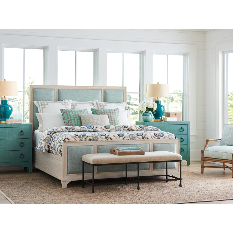 Newport Upholstered Headboard, California King, Sandstone