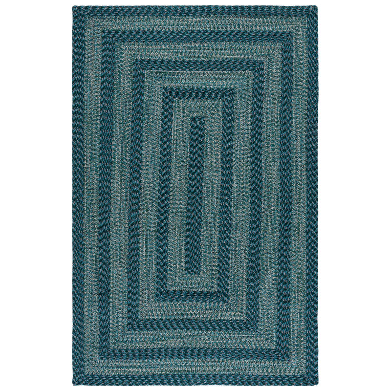 Braided 265 Hand Woven Performance Machine Washable No Pattern Rug, Rectangle 5' x 8'