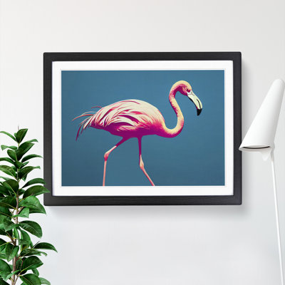 Thrilling Flamingo - Single Picture Frame Print