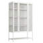 Vitrine moderne en fer avec éclairage DEL et verre à 3 côtés-129159030