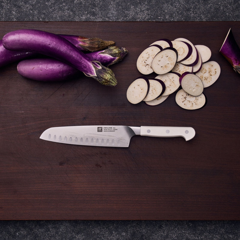 ZWILLING Pro le blanc 7 pouces, Santoku, Blanc