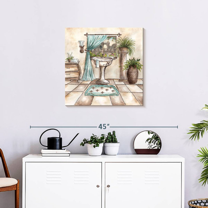 Lilie Paris Bath II, 24" H x 24" W
