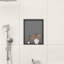 Niche murale en acier inoxydable 18 po x 14 po rectangulaire H 18 po x 14 po pour rangement de salle de bain-122081824