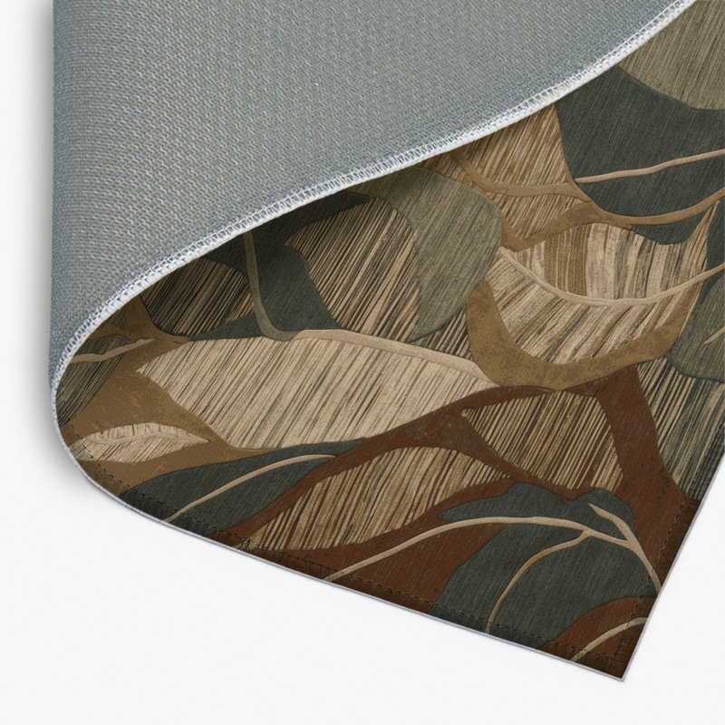 Tapis d'intérieur et d'extérieur brun Nature, Rectangulaire 2 pi x 3 pi